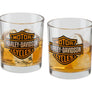 Harley-Davidson Core Bar & Shield Double Old Fashioned Set HDX-98707