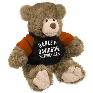 Harley-Davidson Toddler 'Big Ed' Huggy Bear Plush Stuffed Animal, Brown 9959520