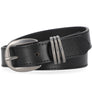 Harley-Davidson Women's Multi Keeper D-Ring Genuine Leather Belt, Black BMW001