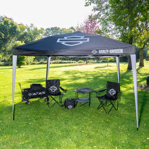 Harley-Davidson Outlined Bar & Shield Logo Removable Strap Soft Cooler, Black HDL-10031