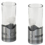 Harley-Davidson Piston Shot Glass Set Two Hand Blown 2 oz. Glasses HDL-18770