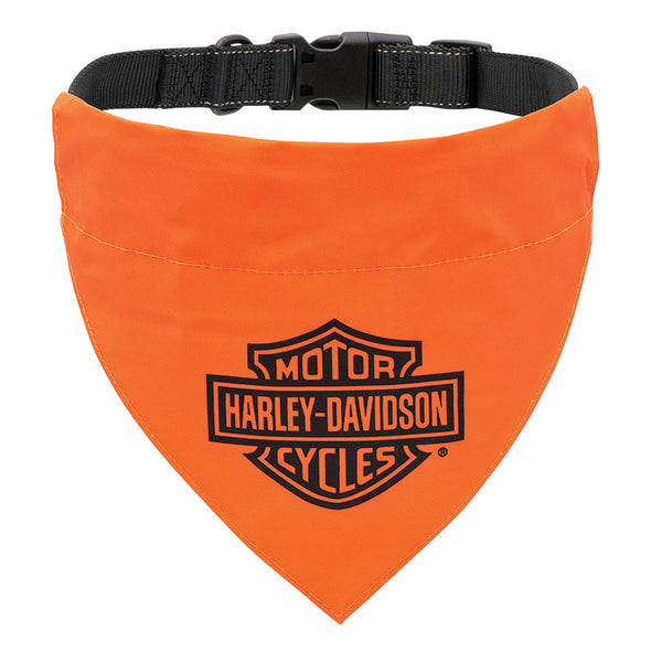 Harley-Davidson Bar & Shield Logo Water Clasp Closure Water-Resistant Polyester Pet Bandana