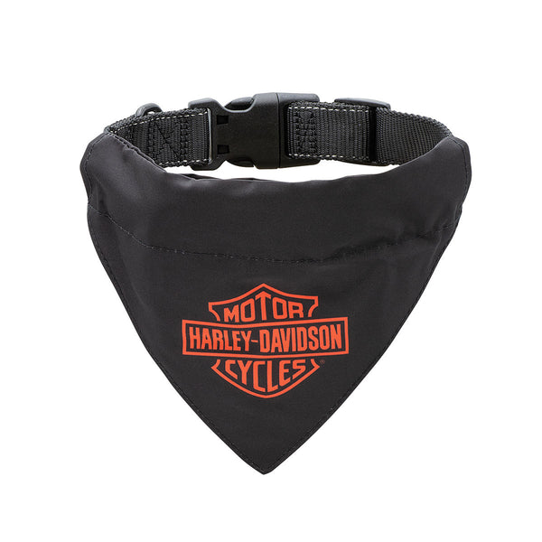 Harley-Davidson Bar & Shield Logo Water Clasp Closure Water-Resistant Polyester Pet Bandana