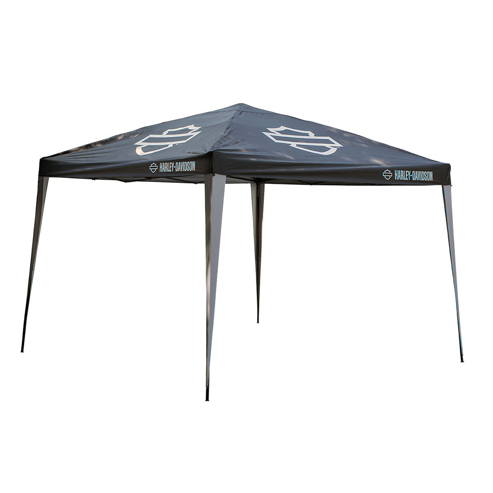 harley tent Harley-Davidson Men's H-D Open Bar & Shield Canopy, Black