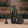 Harley-Davidson 3D Logo Stainless Steel Cocktail Shaker Set, Matte Black Finish HDX-98658