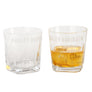 Harley-Davidson Etched H-D Logo Rocks Glass Set, Set of Two 8 oz. Glasses, HDX-98739
