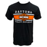 Teddy Morse's Daytona Harley-Davidson Men's Exclusive Iconic Logo Short Sleeve Shirt, Black