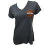 Teddy Morse's Daytona Harley-Davidson Women's Every Week Bike Week Short Sleeve Shirt, Charcoal
