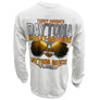 Teddy Morse's Daytona Harley-Davidson Men's Exclusive Aviator Long Sleeve Shirt, White