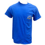 Teddy Morse's Daytona Harley-Davidson Men's Americana Short Sleeve Pocket Shirt, Royal Blue