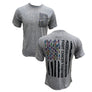 Liberty Wear Men's Destination Daytona Fight Cancer Together Short Sleeve Shirt, Gray 6050G
