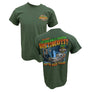 Teddy Morse's Daytona Harley-Davidson Men's Biketoberfest 2023 Python Short Sleeve Shirt, Military Green