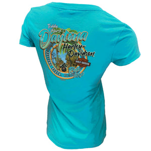 Teddy Morse's Daytona Harley-Davidson Exclusive Ride The Loop Women's Short Sleeve Shirt