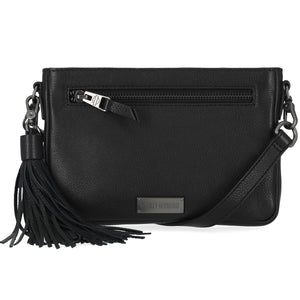 Harley-Davidson Women's Classic Genuine Pebble Leather Hip Bag, Black MHW004