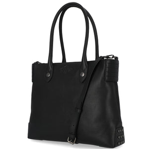 Harley-Davidson 120th Anniversary Women's 120th Tote Bag, Black Pebble Leather