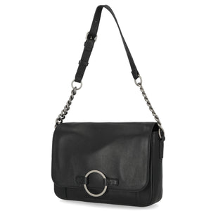 Harley-Davidson Women's Magnetic Flap Closure O Ring Chain Purse, MHW047