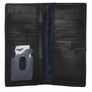 Harley-Davidson Men's Classic Bar & Shield Logo Genuine Pebble Leather Bi-Wallet, Black MWM008/08