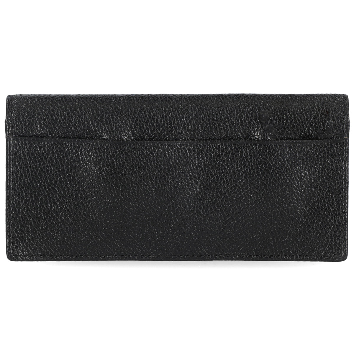 Money Clip Wallet In Black Pebble Grain