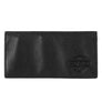 Harley-Davidson Men's Classic Bar & Shield Logo Genuine Pebble Leather Bi-Wallet, Black MWM008/08