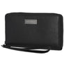 Harley-Davidson Women's Classic Zip Around Leather Wristlet Wallet, Black MWW002/08