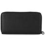 Harley-Davidson Women's Classic Zip Around Leather Wristlet Wallet, Black MWW002/08