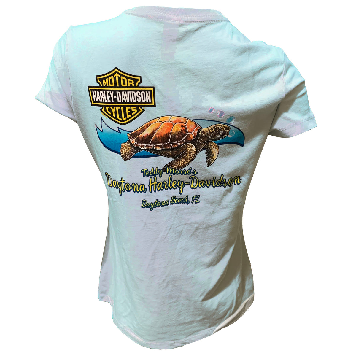 Harley-davidson Women's Bike Week 2025 Deep Sea Turtle Gear Short Slee 