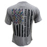 Liberty Wear Men's Destination Daytona Fight Cancer Together Short Sleeve Shirt, Gray 6050G