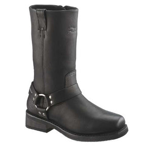 Harley-Davidson Men's Hustin 11-Inch Waterproof Harness Motorcycle Boots, Black D95353