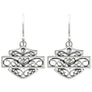 Harley-Davidson Women's Bali Style Filigree Bar & Shield Earrings HDE0280