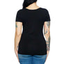Harley-Davidson Women's Embellished Me First Racing Short Sleeve V-Neck Shirt, Black HT4789BLK