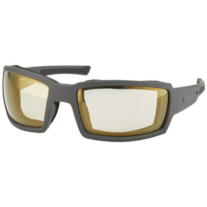 Harley-Davidson Men's Tour of Duty Yellow Light-Adjusting Riding Eyewear, Black Frame HZ0009-20J