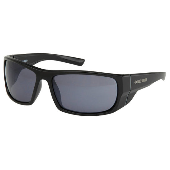Harley-Davidson Men's Winborn Polycarbonate Lens Performance Riding Sunglasses, Black Frame  HZ0012-01A