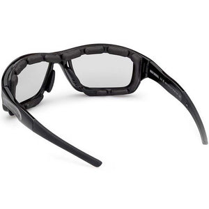 Harley-Davidson Men's Flames Sport Sunglasses, Light-Adjusting Polarized Lens, HZ0030-01D