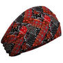 That's A Wrap Women's Boho Inspired Patch Me Up! Performance Knotty Band, Red KB2612