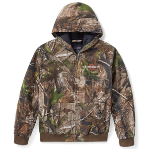 Harley-Davidson x Realtree Women's APG Twill Long Sleeve Jacket, Camo 97433-25VW