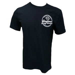 Harley-Davidson Men's Bike Week 2025 Vintage Pin-Up Short Sleeve Shirt, Black Tee