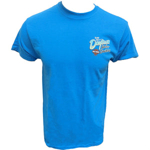 Teddy Morse's Daytona Harley-Davidson Exclusive Ride The Loop Men's Short Sleeve Shirt, Sapphire