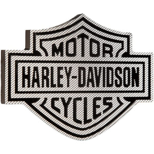 Harley-Davidson Diamond Cut Bar & Shield Logo Metal Hitch Plug, Universal Fit