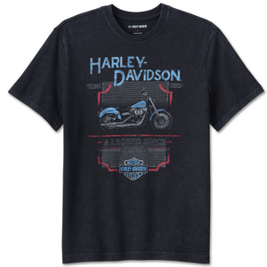 Harley-Davidson Men's Hardwired Short Sleeve Shirt, Black 96799-23VM