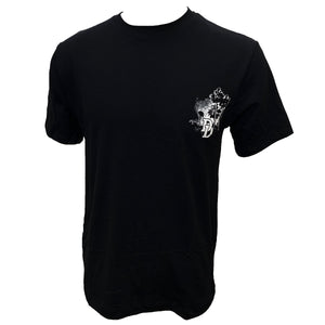 Destination Daytona Men's Retro Beach Short Sleeve Shirt, Black D6040