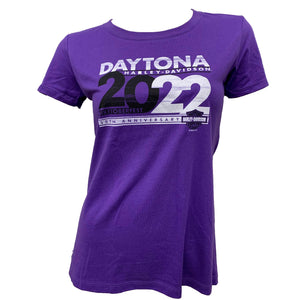Biketoberfest 2022 Women's Fundamental Purple S/S Shirt