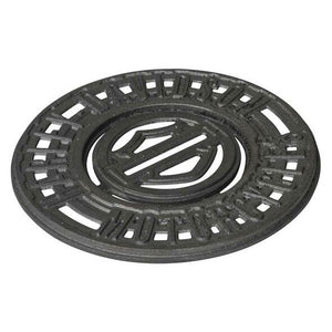 Bar & Shield Logo Durable Cast Iron Trivet w/ Removable Coaster HDL-18593