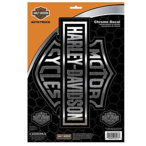 Harley-Davidson B&S Silhouette Silver- Decal CG3276