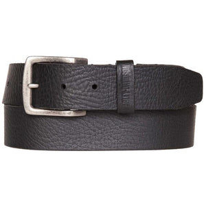 Harley-Davidson Men's Flex Hidden Elastic Comfort Genuine Black Leather Belt HDMBT11788-BLK