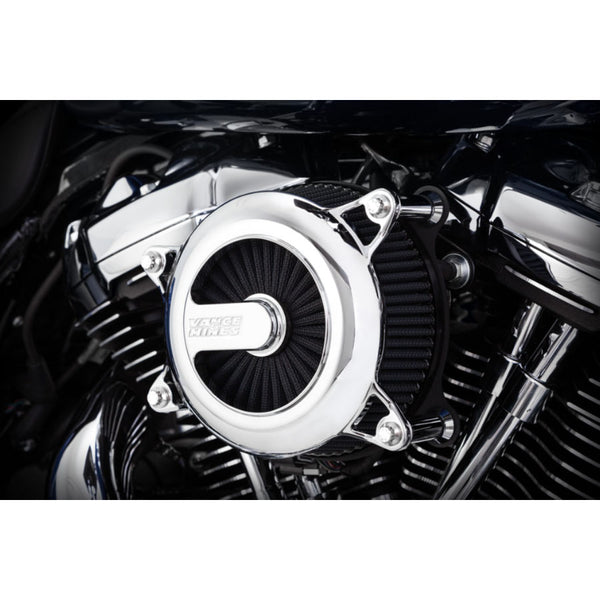 Vance & Hines VO2 Rogue Air Intake Kit, Chrome Fits: Touring, Triglide, Softail 1010-2899