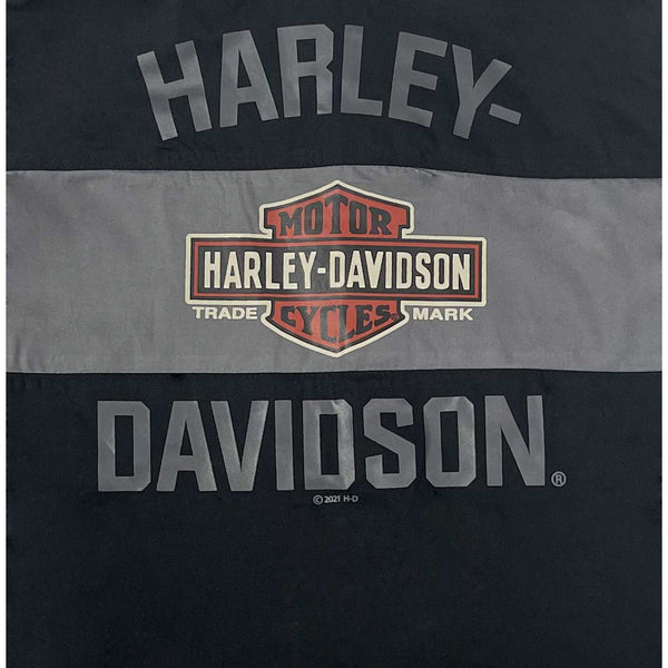 Harley-Davidson Little Boys' #1 Short Sleeve Button Work Shop Toddler Shirt