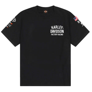 Harley-Davidson Little Kids' Factory Racing Team Short Sleeve Shirt, Black
