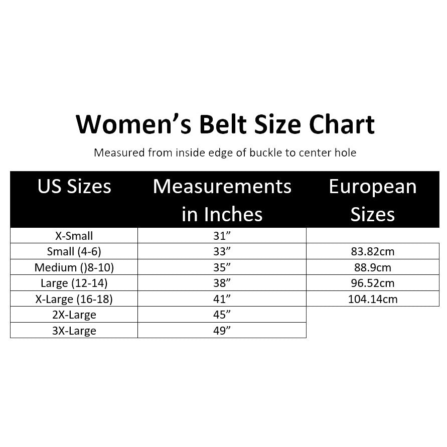Women's Belt Size / Belt Length