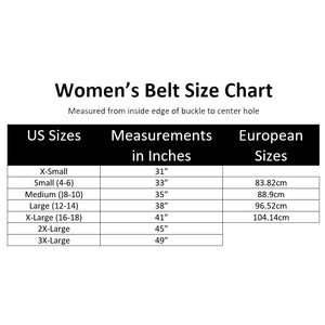 Harley-Davidson Women's Heat Embossed Studded Logo Genuine Leather Belt, Brown BMW014B