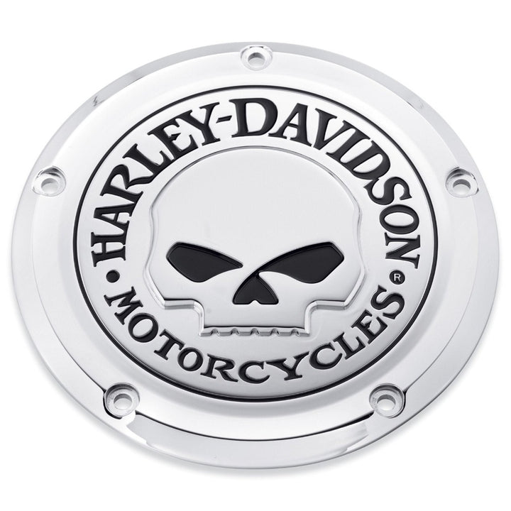 Harley-Davidson Willie G Skull Derby Cover, Chrome Finish 25700469